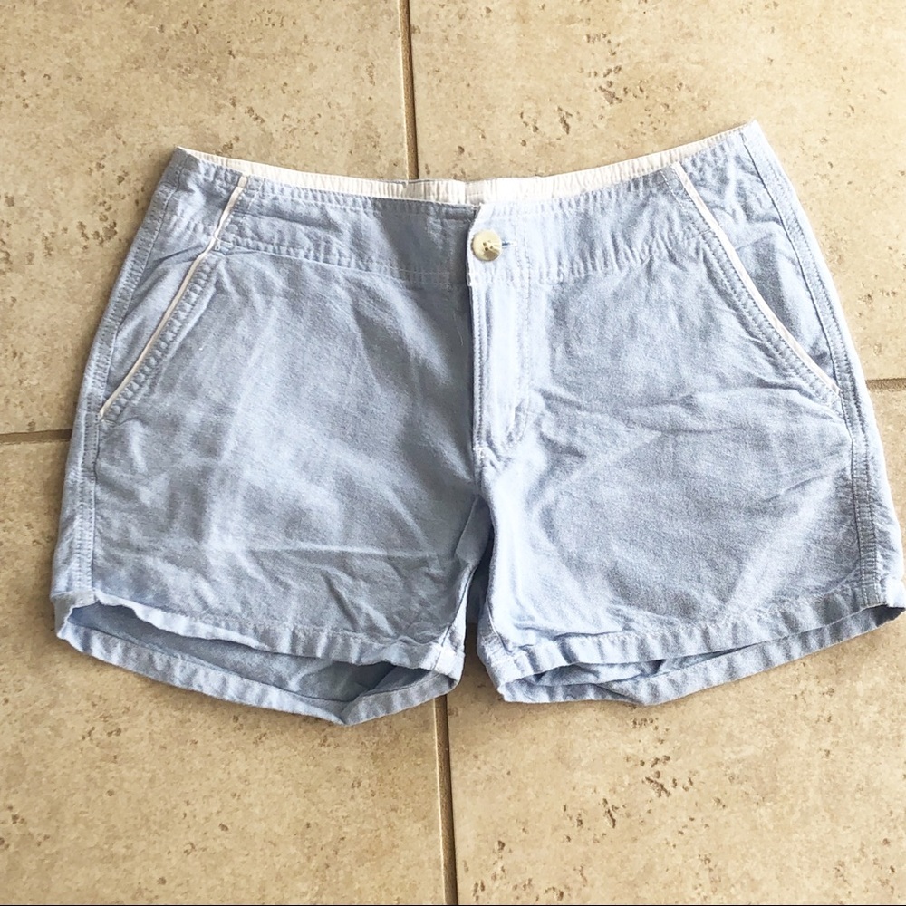 Columbia Light Blue Chambray Shorts